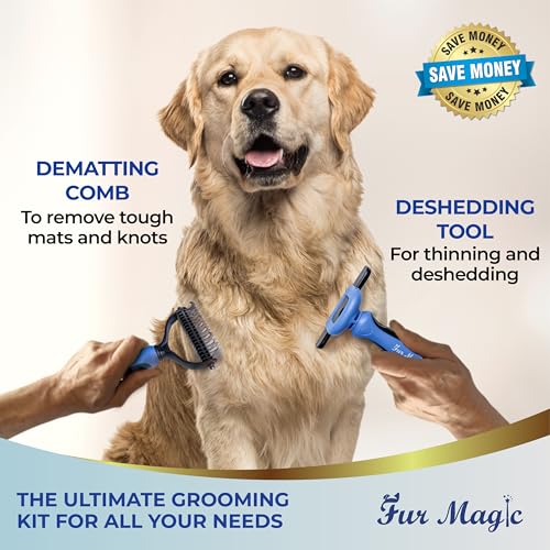 Fur Magic Deshedding Tool & Dematting Comb
