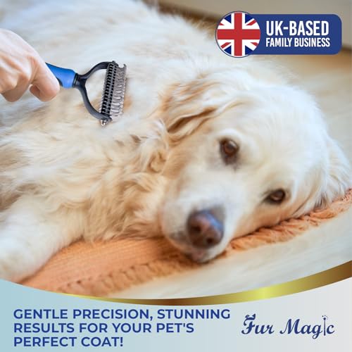 Fur Magic Deshedding Tool & Dematting Comb