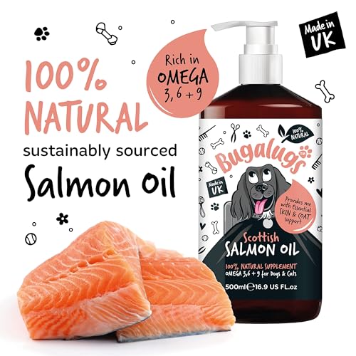 Scottish Salmon Oil for Dogs & Cats: Skin & Coat Supplement (500ml)