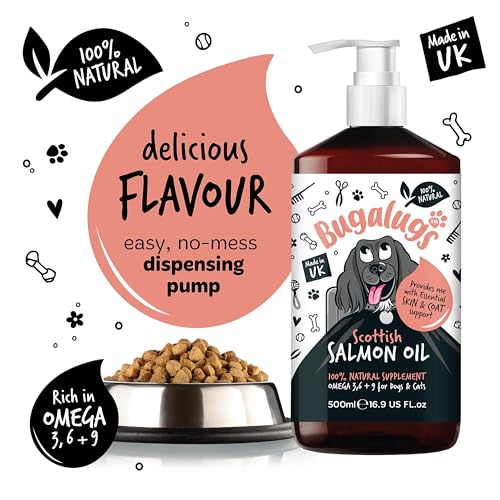 Scottish Salmon Oil for Dogs & Cats: Skin & Coat Supplement (500ml)