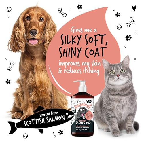 Scottish Salmon Oil for Dogs & Cats: Skin & Coat Supplement (500ml)