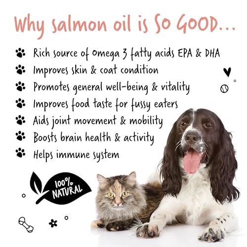 Scottish Salmon Oil for Dogs & Cats: Skin & Coat Supplement (500ml)