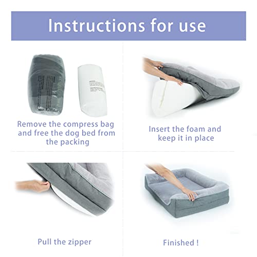 Orthopedic Cooling Dog Sofa Bed - Medium Size