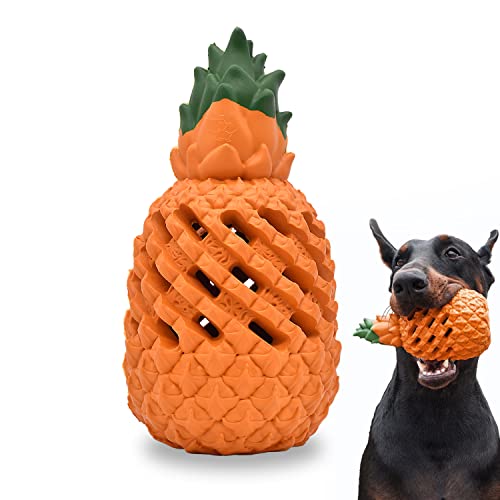 Durable Pineapple Chew Toys for Large Dogs