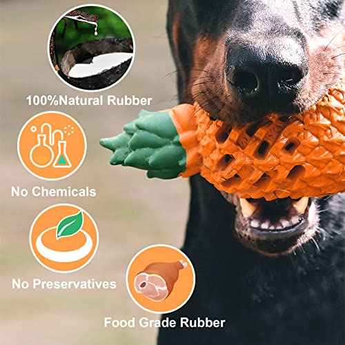 Durable Pineapple Chew Toys for Large Dogs