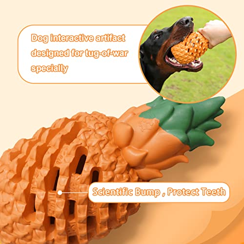 Durable Pineapple Chew Toys for Large Dogs
