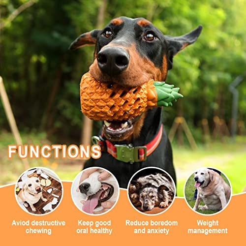 Durable Pineapple Chew Toys for Large Dogs