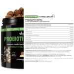 VITABIA Probiotics for Dogs - Gut Health, Anal Glands, Skin Relief (120 Chews)