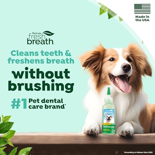 TropiClean Fresh Breath Dog Teeth Cleaning Gel