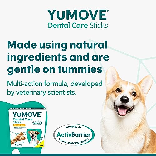 YuMOVE Dental Care | Small Dog Dental Sticks | 14-Pack