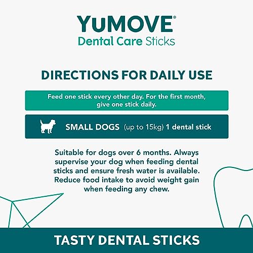 YuMOVE Dental Care | Small Dog Dental Sticks | 14-Pack
