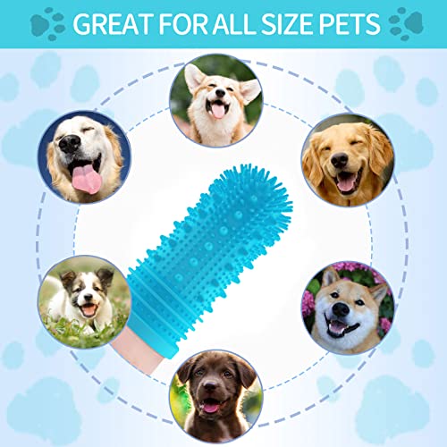 Dog Toothbrush - Dual Pack Silicone Bristles