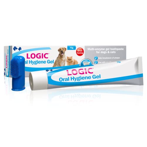 Logic Oral Hygiene Gel with Finger Toothbrush For Dogs