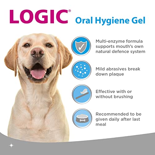 Logic Oral Hygiene Gel with Finger Toothbrush For Dogs