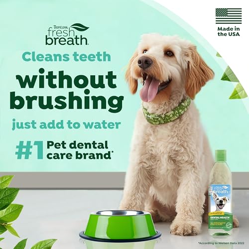 TropiClean Fresh Breath Dog Teeth Cleaning - Dental Care