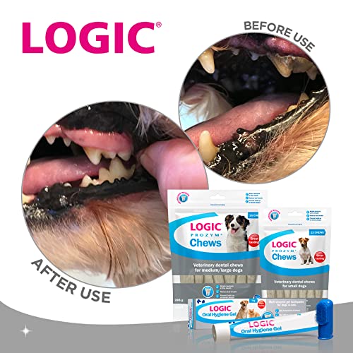 Logic Oral Hygiene Gel with Finger Toothbrush For Dogs