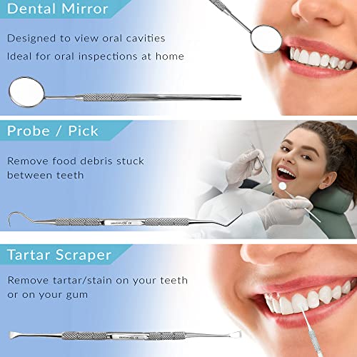 Dentaplex Dental Care Kit: Teeth Cleaning, Whitening, Plaque Removal