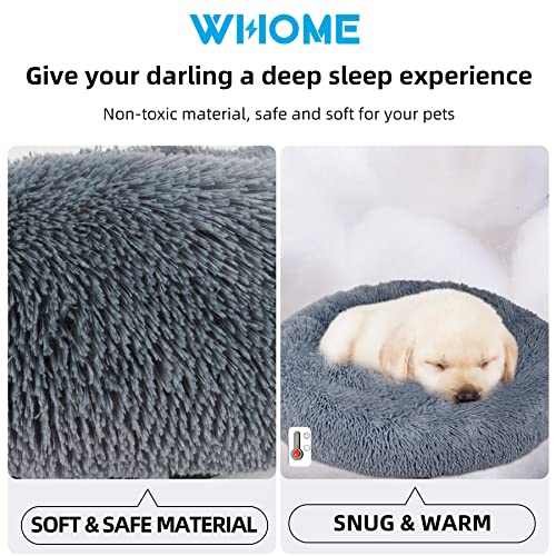 Donut Dog Bed: Round Warm Cuddler for Dogs