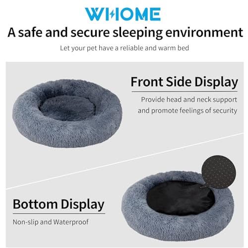 Donut Dog Bed: Round Warm Cuddler for Dogs