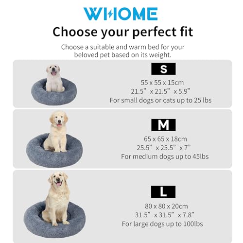 Donut Dog Bed: Round Warm Cuddler for Dogs