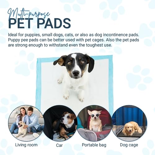 Super Absorbent Puppy Training Pads, 50 Pack