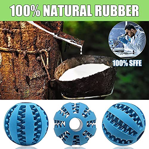 Dog Treat Dispenser Ball Toy for Boredom and Teeth Cleaning