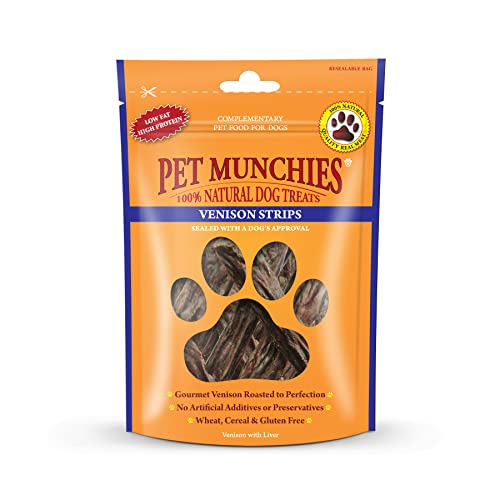 Venison Strips: Healthy, Natural Dog Treats 75g