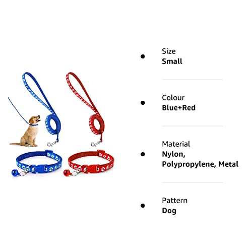 Adjustable Dog Cat Collar and Leash Set