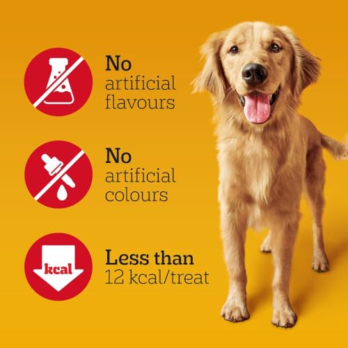 8-Pk Pedigree Tasty Minis - Chewy Chicken-Duck Dog Treats
