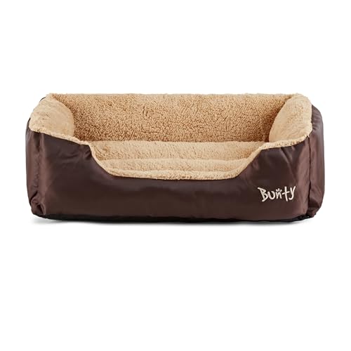 Bunty Dog Bed - Washable, Calming, Non-Slip, Fleece Interior