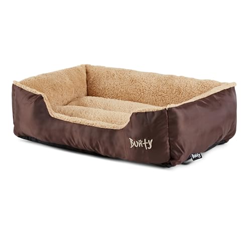 Bunty Dog Bed - Washable, Calming, Non-Slip, Fleece Interior