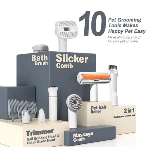 Pet Hair Vacuum Groomer Kit