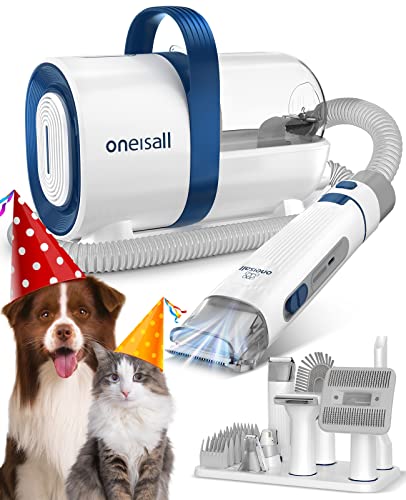oneisall Dog Grooming Vacuum Kit, Pet Hair Suction