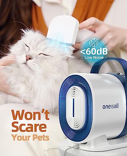 oneisall Dog Grooming Vacuum Kit, Pet Hair Suction