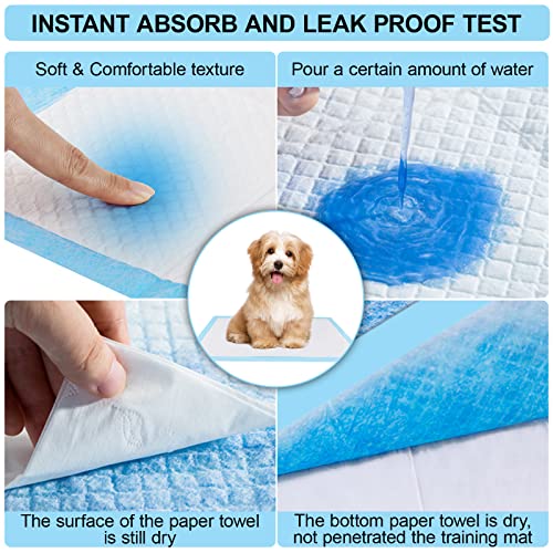 100 Pack Puppy Training Pads - Anti-Slip & Leakproof