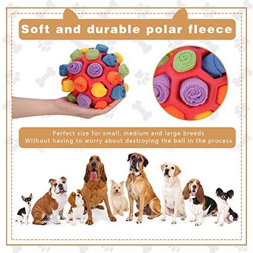 Interactive Dog Puzzle Toy with Snuffle Ball