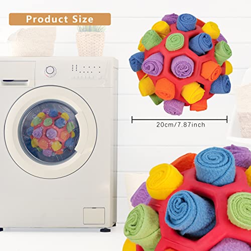 Interactive Dog Puzzle Toy with Snuffle Ball