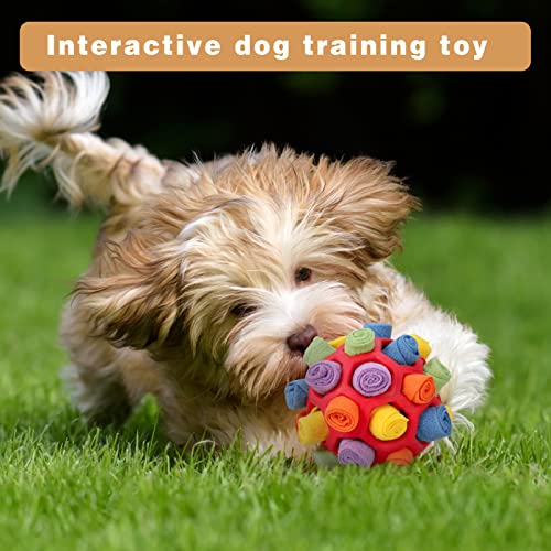 Interactive Dog Puzzle Toy with Snuffle Ball