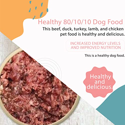 80/10/10 Mixed Meats Frozen Dog Food - 30 Packs