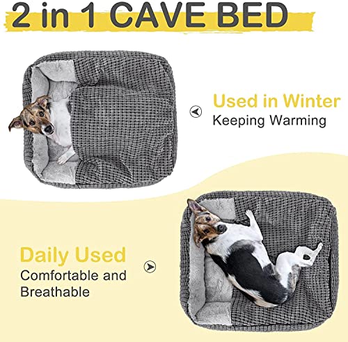 Luxury Hooded Dog Bed for All Size Pets