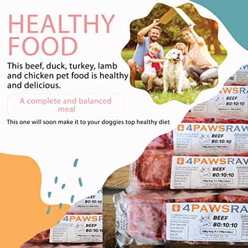 80/10/10 Mixed Meats Frozen Dog Food - 30 Packs