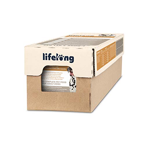 Lifelong Dog Food - Chicken, Carrot, and Pasta, 300g (Pack of 10)