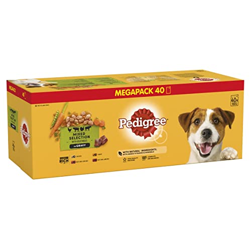 40 Pack Pedigree Mixed Selection Wet Dog Food