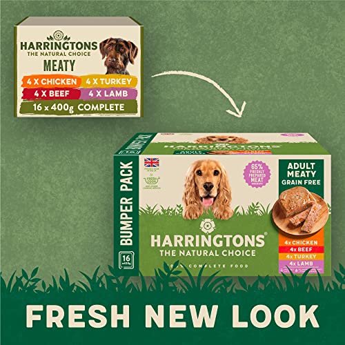 Harringtons Hypoallergenic Wet Dog Food Pack - 16x400g