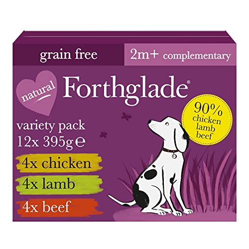 Forthglade Grain Free Wet Dog Food Variety Pack (12x395g)