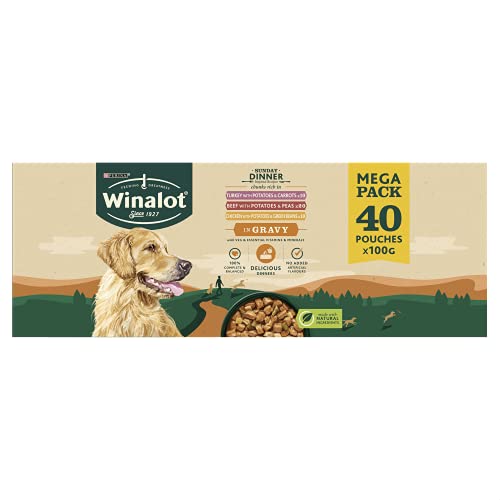 Winalot Sunday Dinner Wet Dog Food: 40x100g