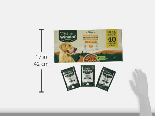 Winalot Mixed Gravy Dog Food, 40 x 100g