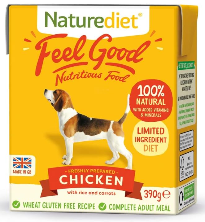 NATUREDIET Dogs' Feel-Good Wet Food - 390g (Pack of 16)