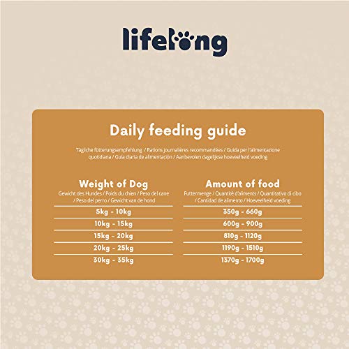 Lifelong Dog Food - Chicken, Carrot, and Pasta, 300g (Pack of 10)