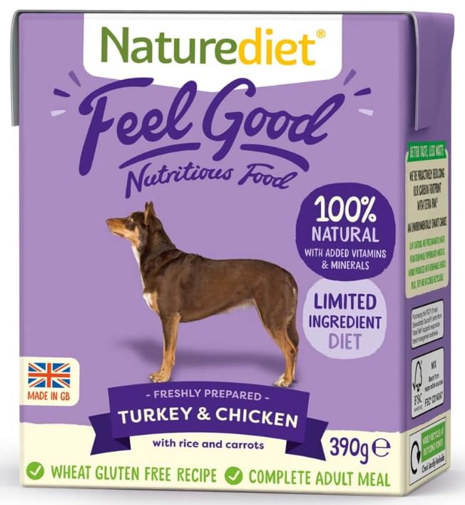 NATUREDIET Dogs' Feel-Good Wet Food - 390g (Pack of 16)